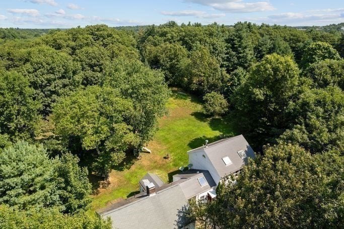 17 Everett Street Sherborn, MA 01770 - Photo 22 of 22 an aerial view of a house with a yard