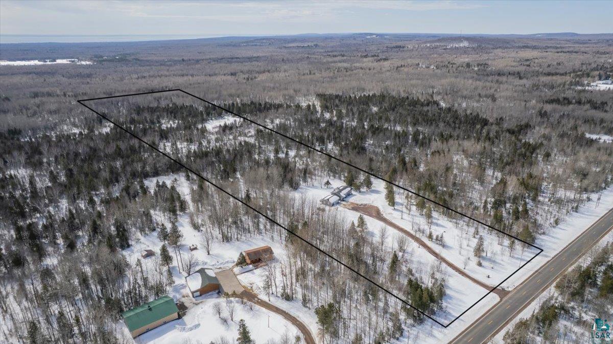 1146 Two Harbors Road Two Harbors, MN 55616 - Photo 32 of 39 View of property location featuring a forest and property boundaries highlighted