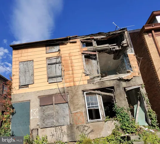 front view of a house with a door