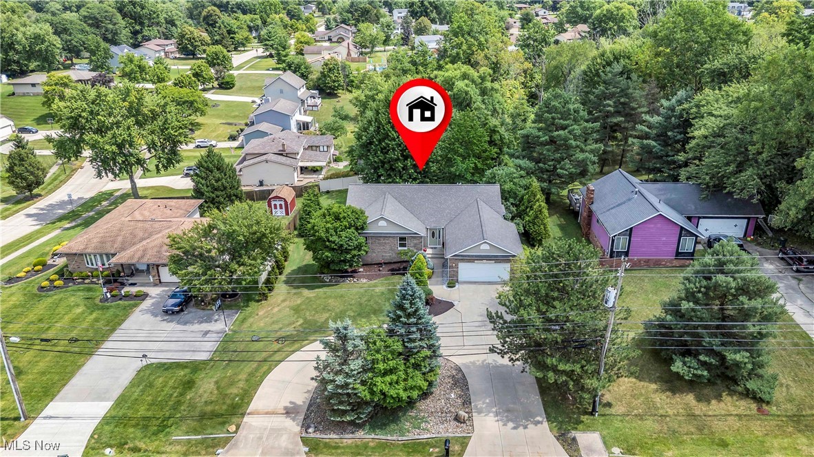 8651 State Road North Royalton, OH 44133 - Photo 3 of 33 Aerial perspective of suburban area