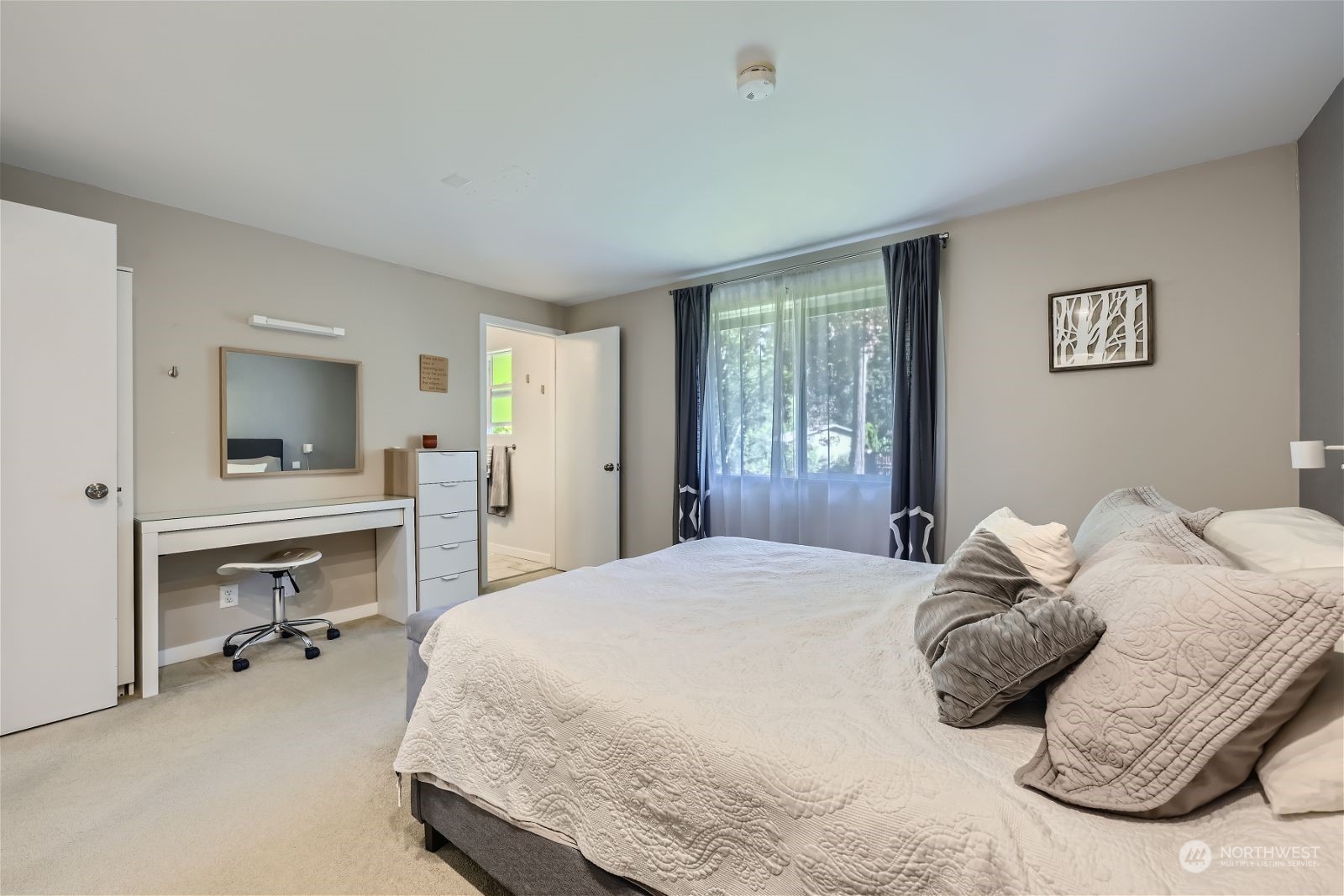 2622 168th Street Southeast Bothell, WA 98012 - Photo 12 of 29 a bedroom with a bed and a desk