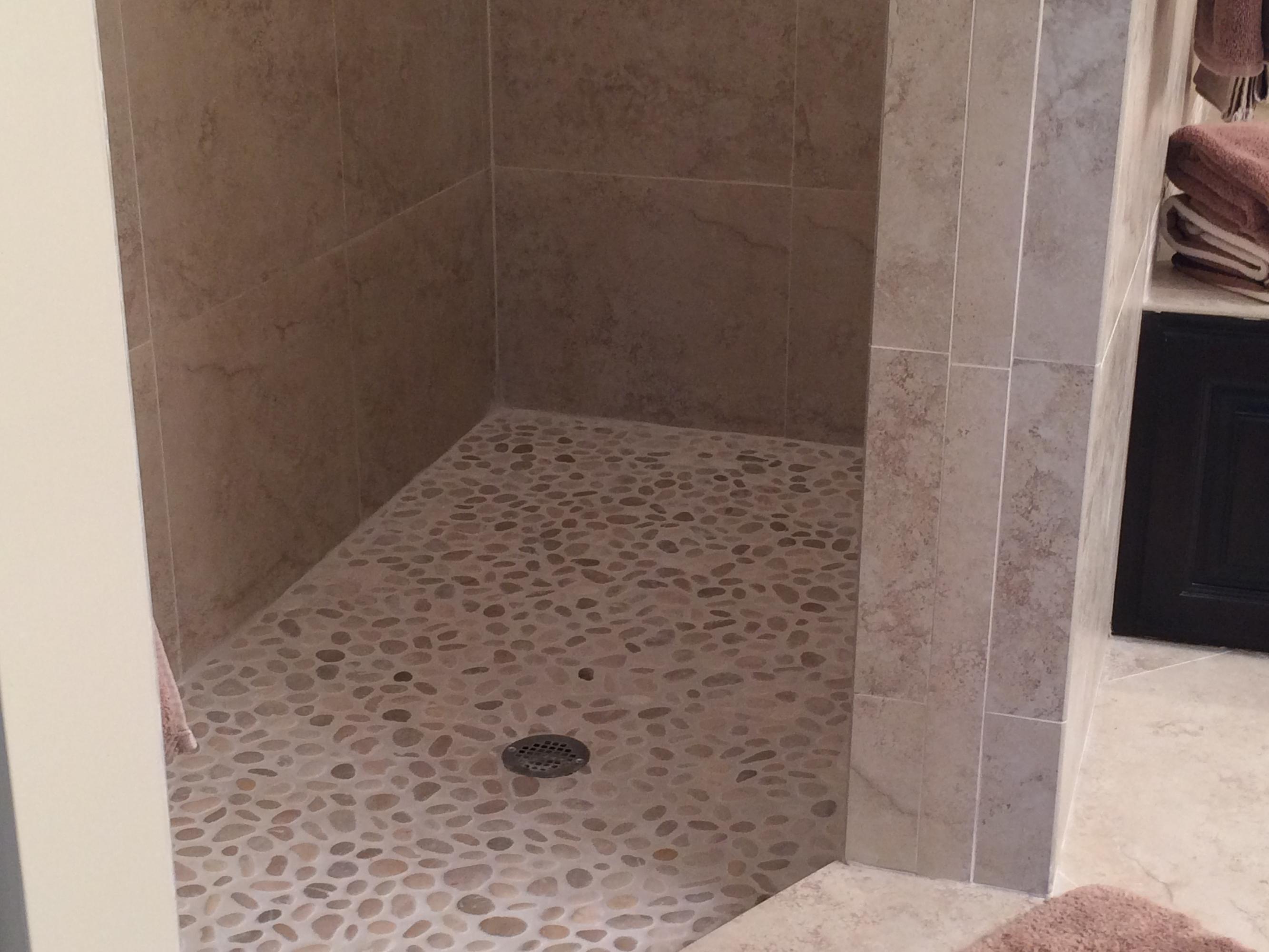 189 Ridge Road Jupiter, FL 33477 - Photo 28 of 38 River Rock Shower Floor Tile