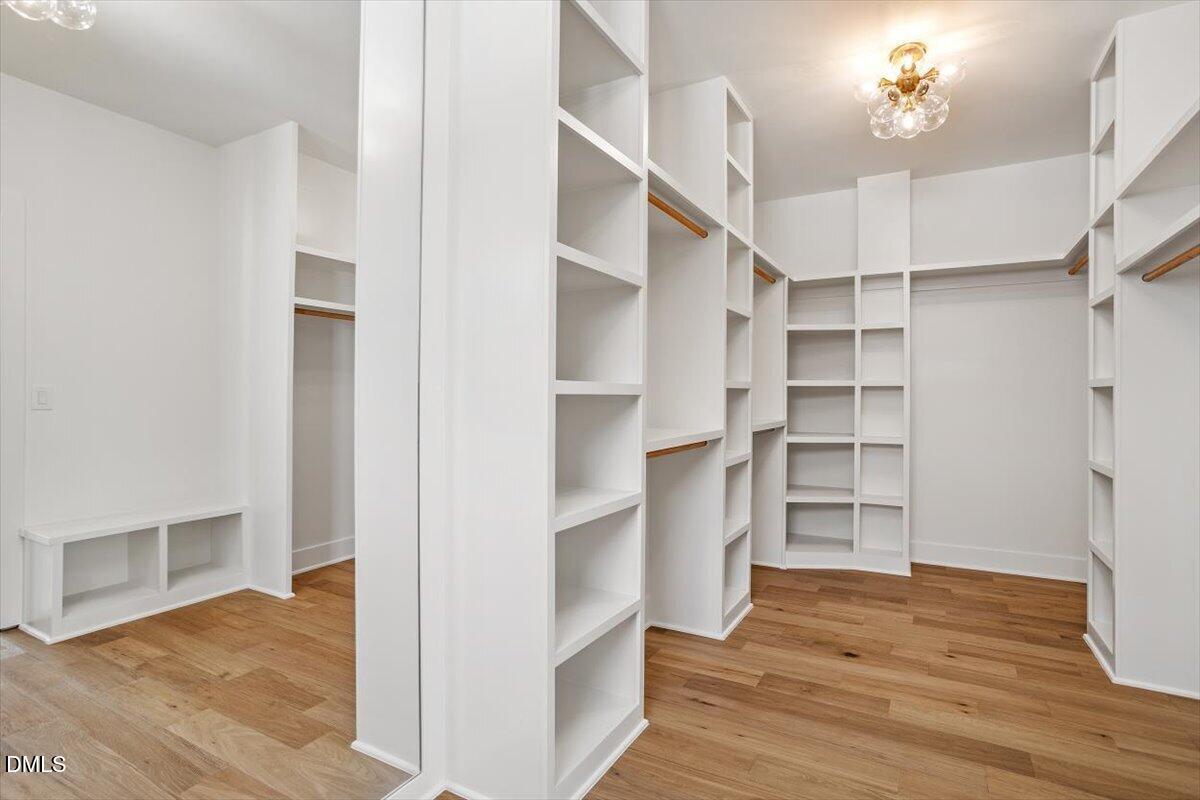 1213 Brookside Drive Raleigh, NC 27604 - Photo 36 of 50 a view of walk in closet with empty racks