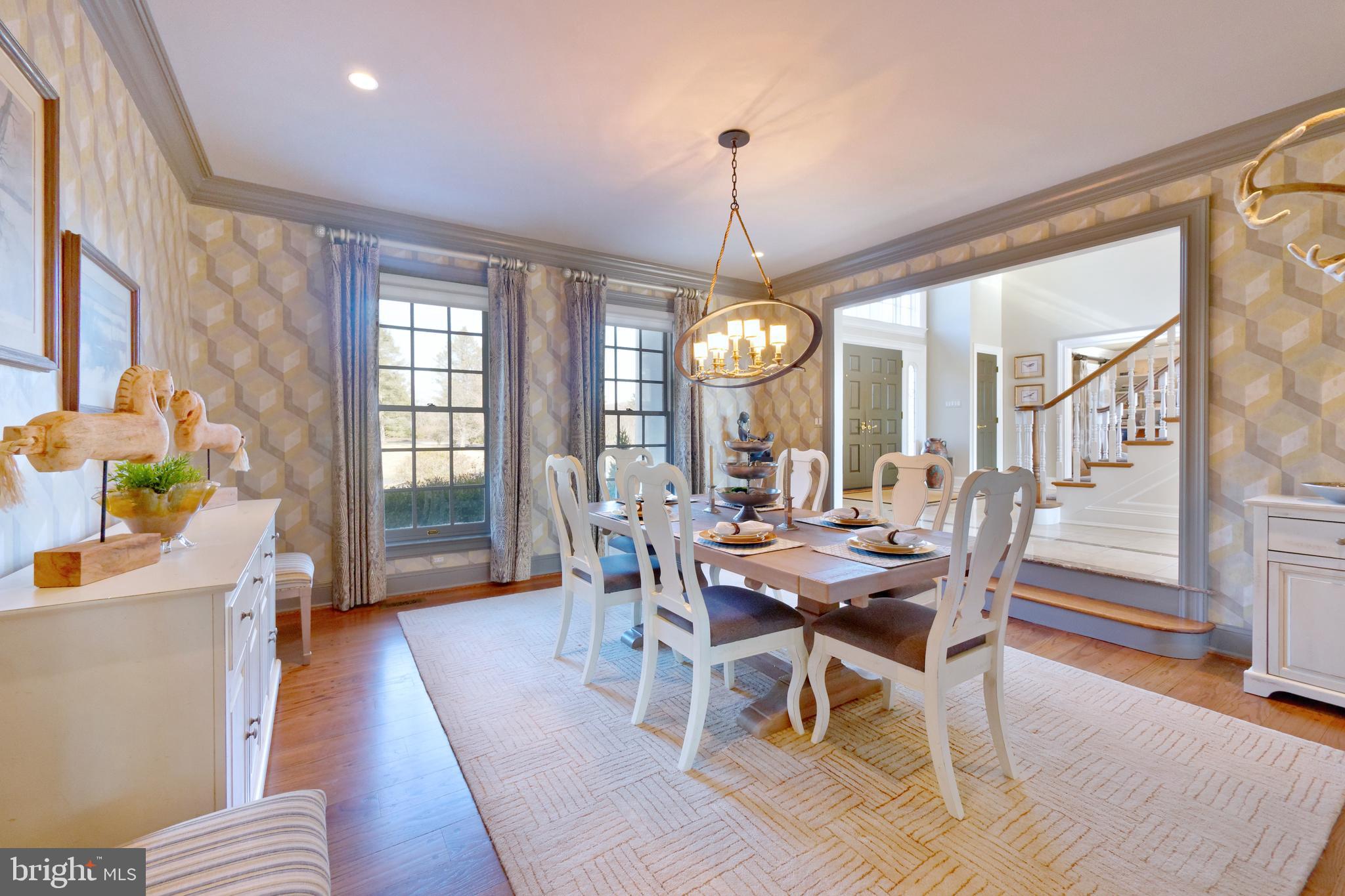1656 Wildberry Road Bethlehem, PA 18015 - Photo 9 of 46 Formal Dining Room with Hardwood and Drapery