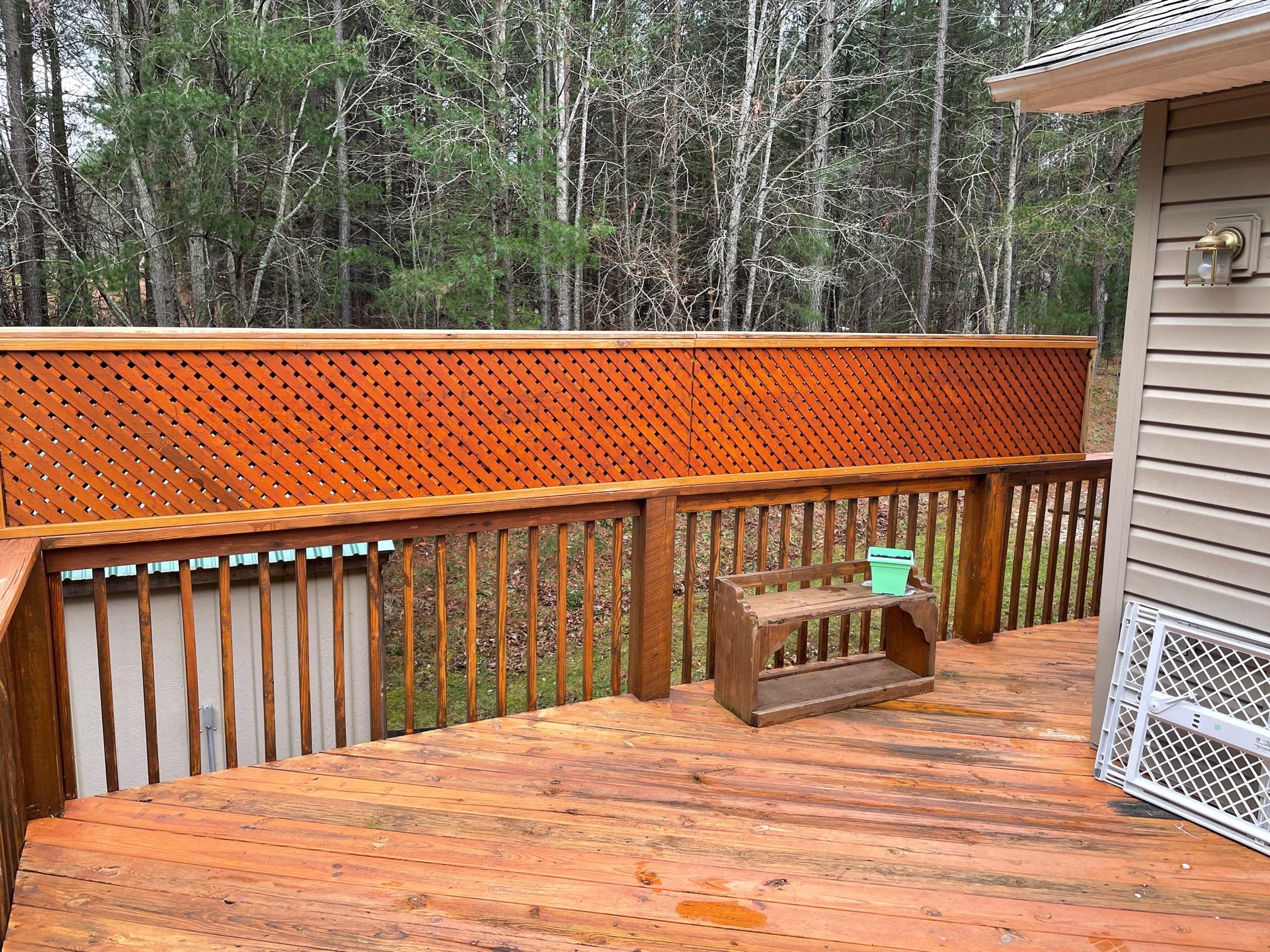 778 Holland Road Callaway, VA 24067 - Photo 11 of 27 a view of wooden deck and a backyard
