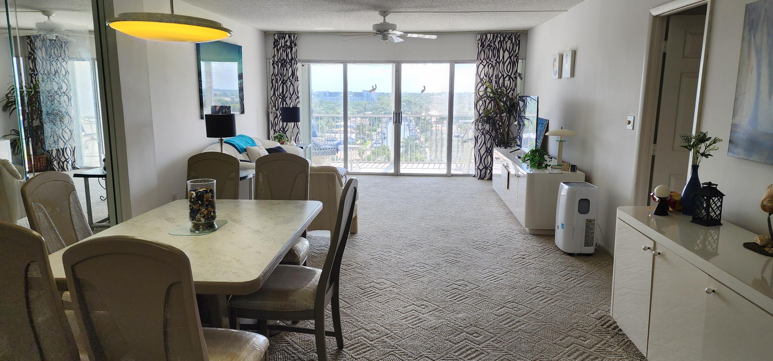 299 North Riverside Drive, Unit 1006 Pompano Beach, FL 33062 - Photo 6 of 31 DINNING/LIVING