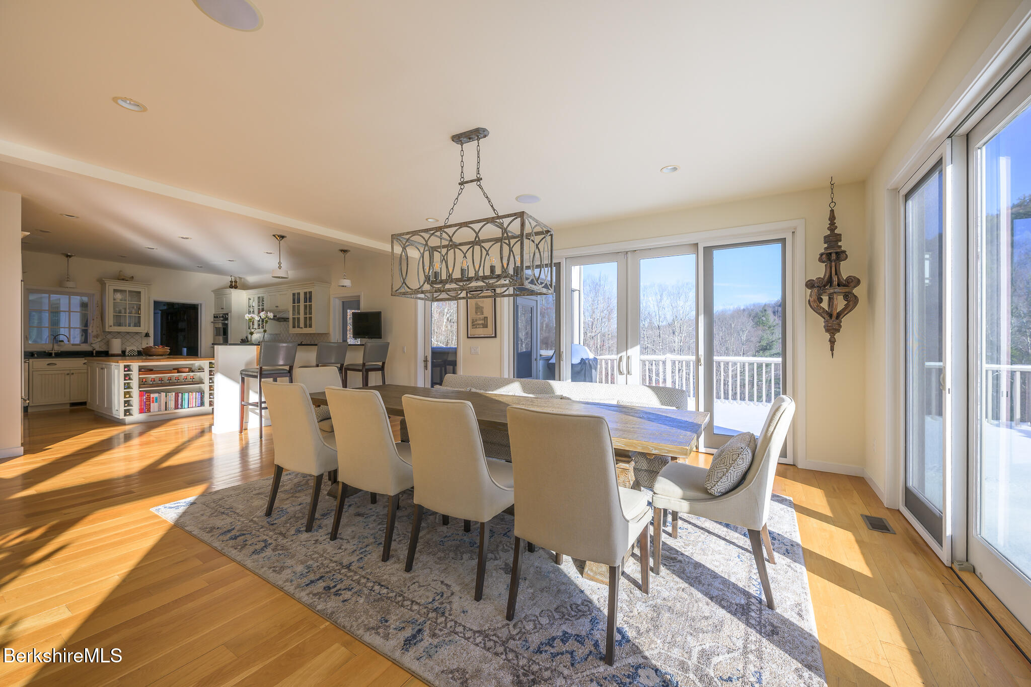83 Maple Hill Road West Stockbridge, MA 01266 - Photo 19 of 86 a view of a dining room with furniture window and outside view