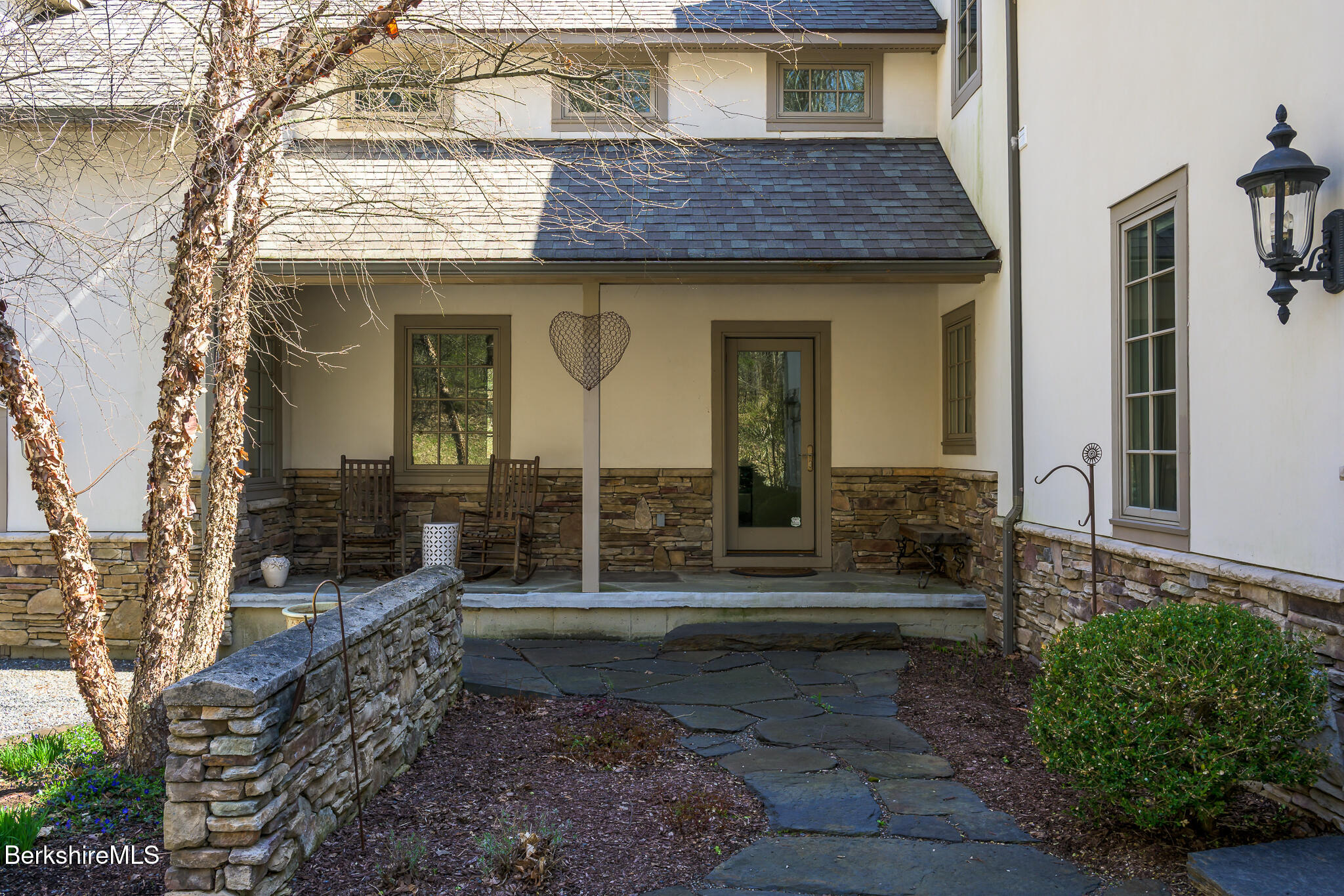 83 Maple Hill Road West Stockbridge, MA 01266 - Photo 7 of 86 a front view of a house with garden
