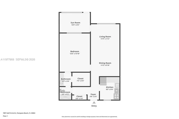 $178,900 | 6190 Woodlands Boulevard, Unit 213, Tamarac, FL 33319