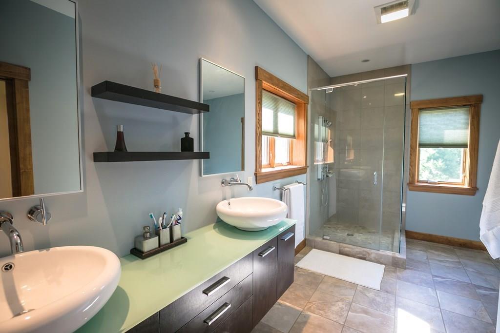 28 Blizzard Drive Newry, ME 04261 - Photo 15 of 33 Double vanities, a tiled shower and...