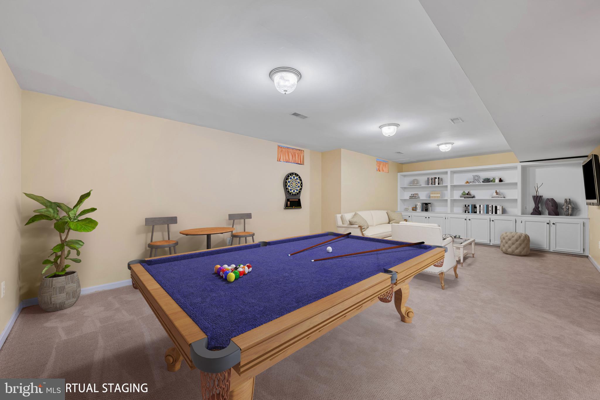 2603 Spartan Road Olney, MD 20832 - Photo 43 of 62 a room with furniture pool table and potted plants