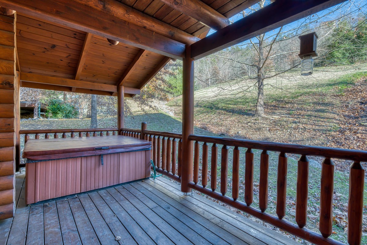 3126 Smoky Ridge Way Sevierville, TN 37862 - Photo 12 of 14 a view of a wooden deck