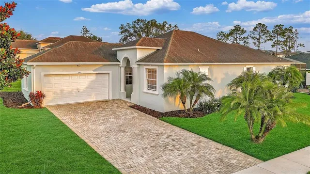 front view of house with a yard