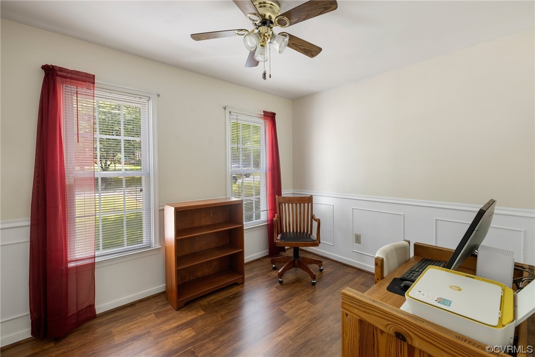 13637 Decidedly Court Midlothian, VA 23112 - Photo 7 of 25 a view of workspace with furniture and windows