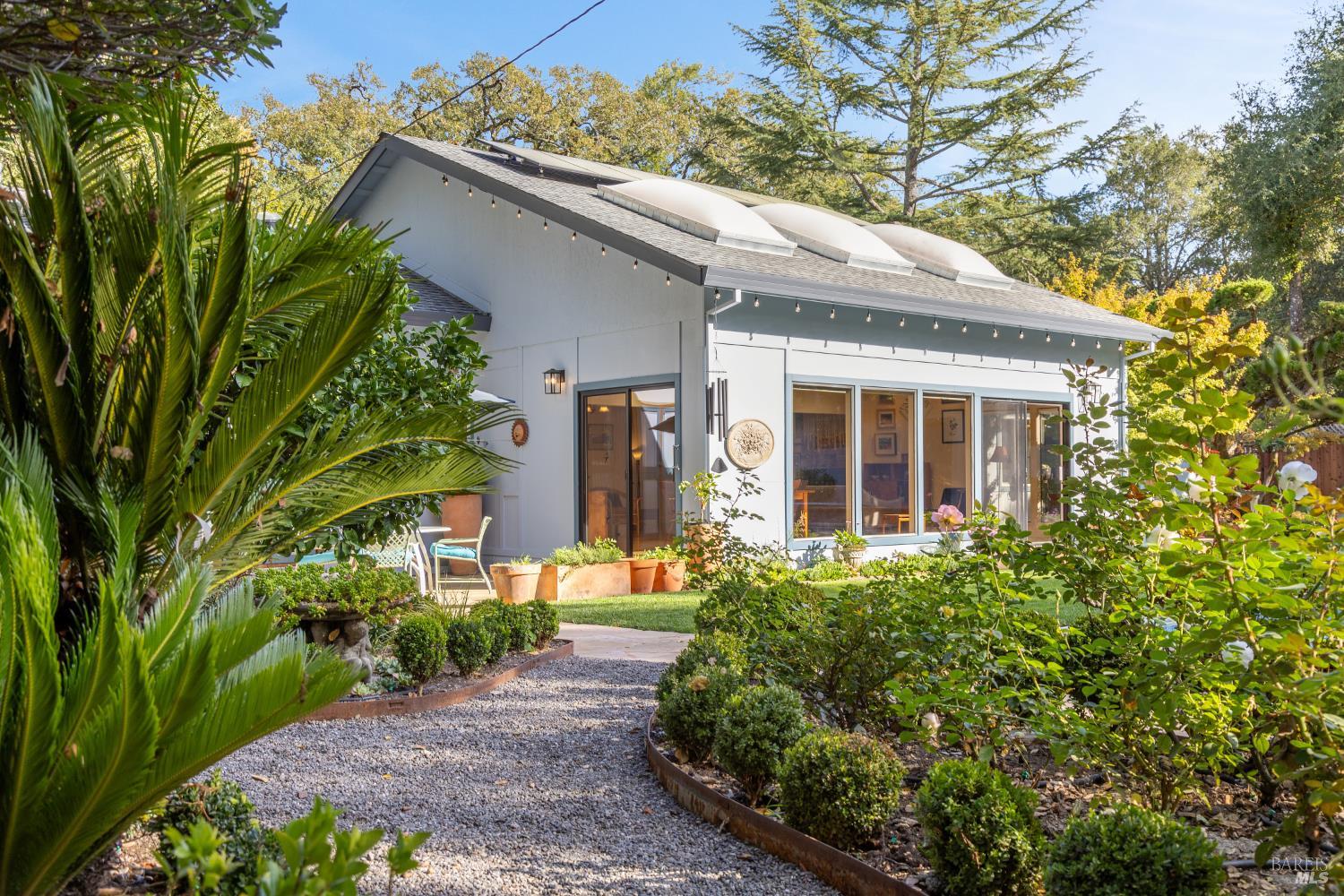 1030 Yell Road Glen Ellen, CA 95442 - Photo 34 of 73 a front view of a house with a yard