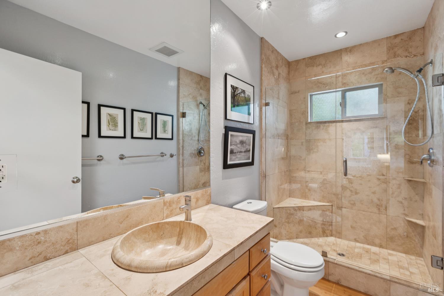 1030 Yell Road Glen Ellen, CA 95442 - Photo 42 of 73 a bathroom with a sink toilet and shower