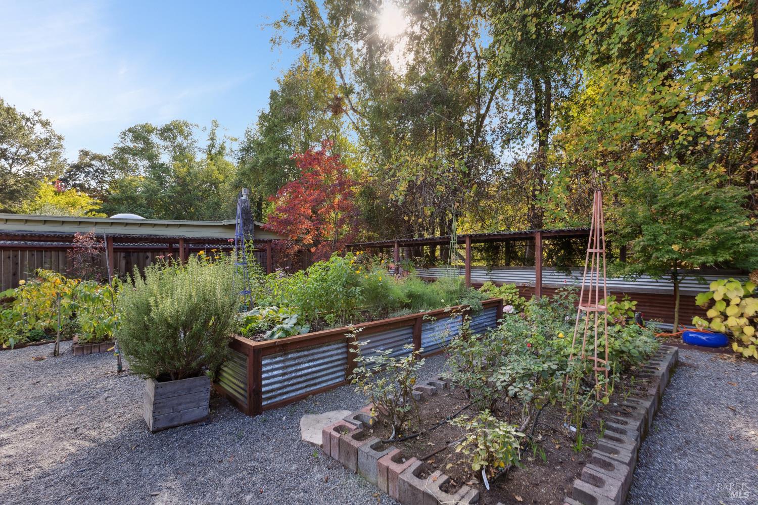1030 Yell Road Glen Ellen, CA 95442 - Photo 60 of 73 a view of a backyard with sitting area