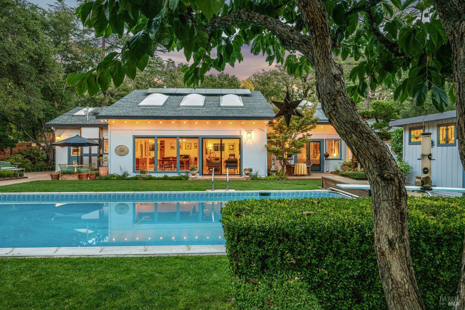 1030 Yell Road Glen Ellen, CA 95442 - Photo 72 of 73 a front view of a house with a yard