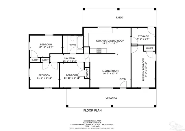 a picture of a floor plan