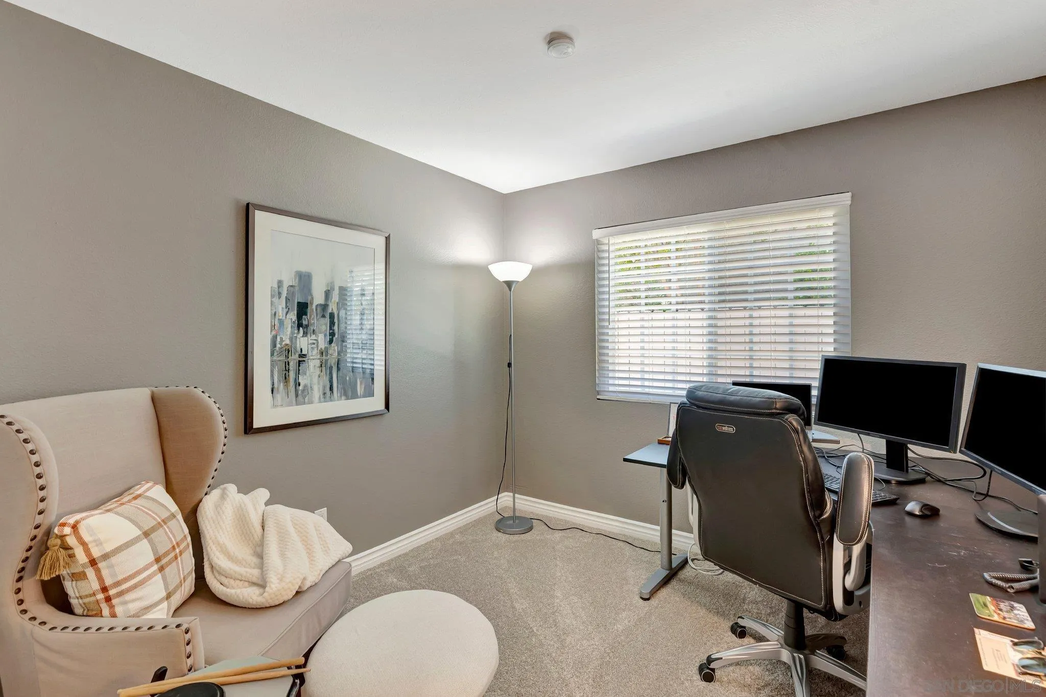13057 Triumph Drive Poway, CA 92064 - Photo 15 of 31 a view of a workspace with furniture and a window