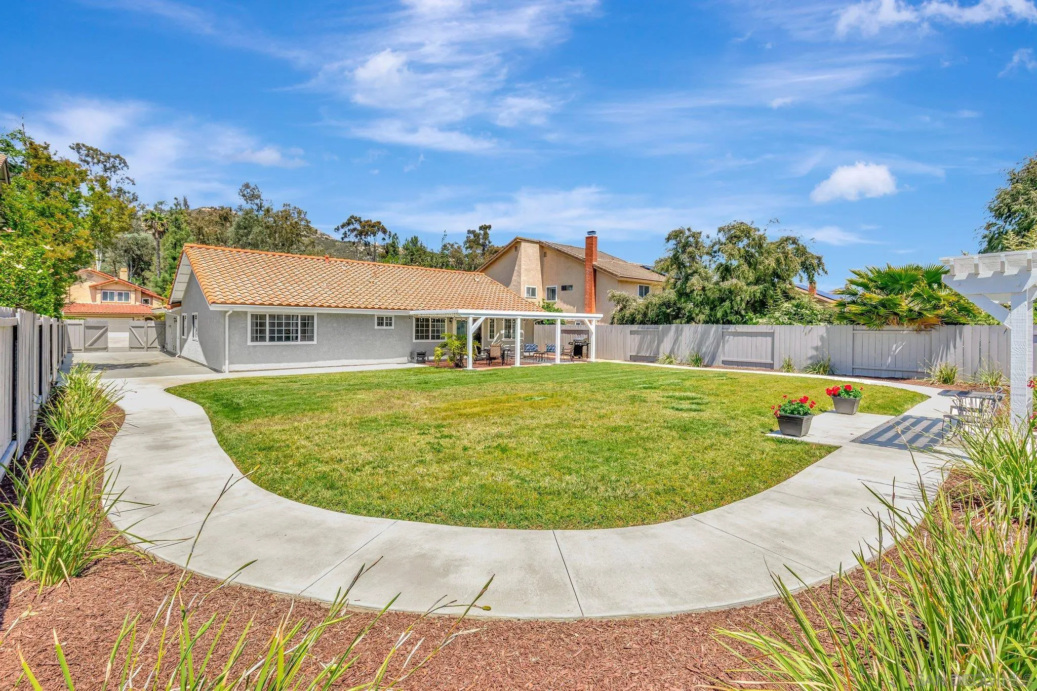 13057 Triumph Drive Poway, CA 92064 - Photo 21 of 31 a view of swimming pool with a garden
