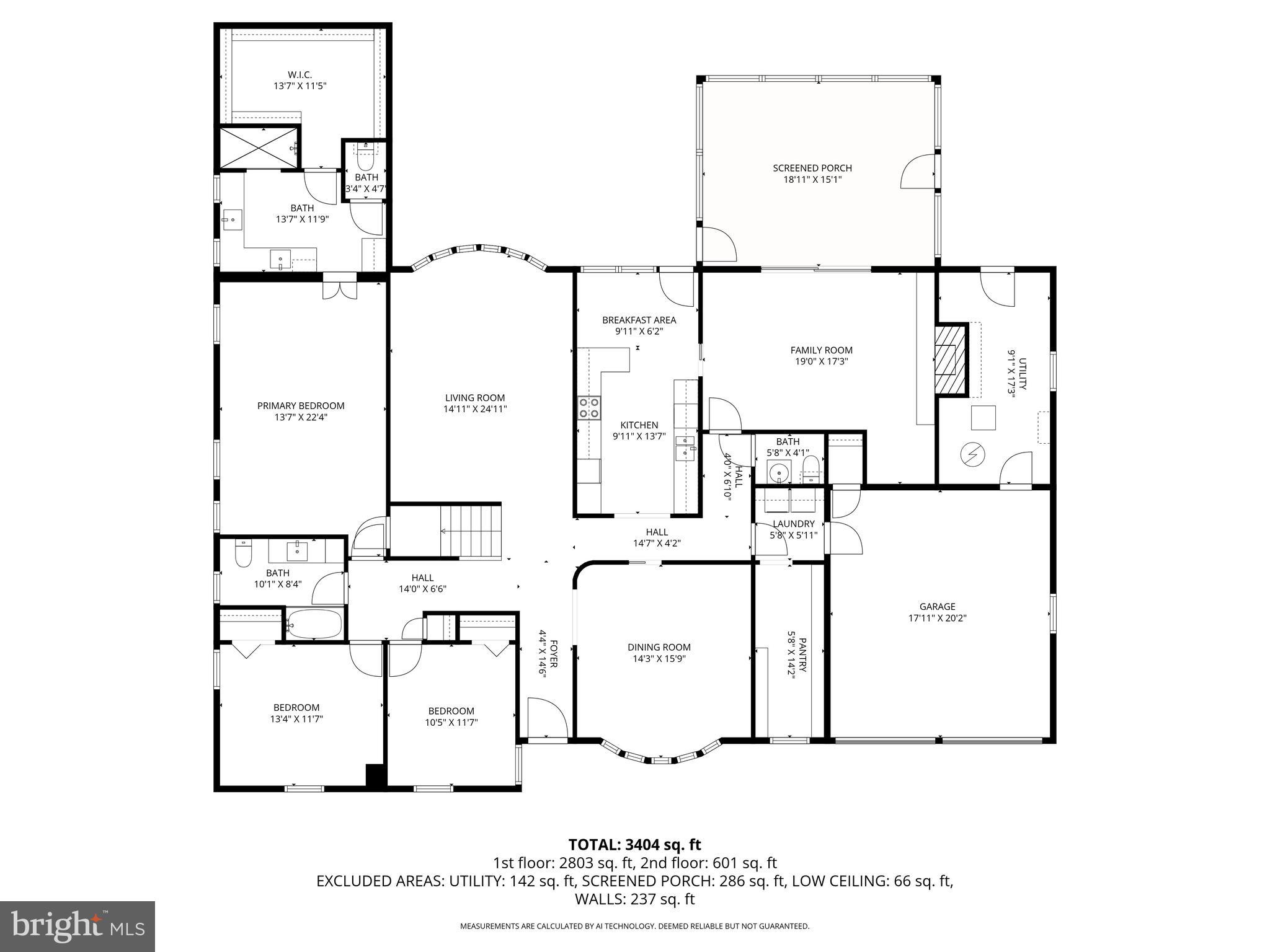 7917 Stevenson Road Pikesville, MD 21208 - Photo 50 of 51 Main Level Floor Plan
