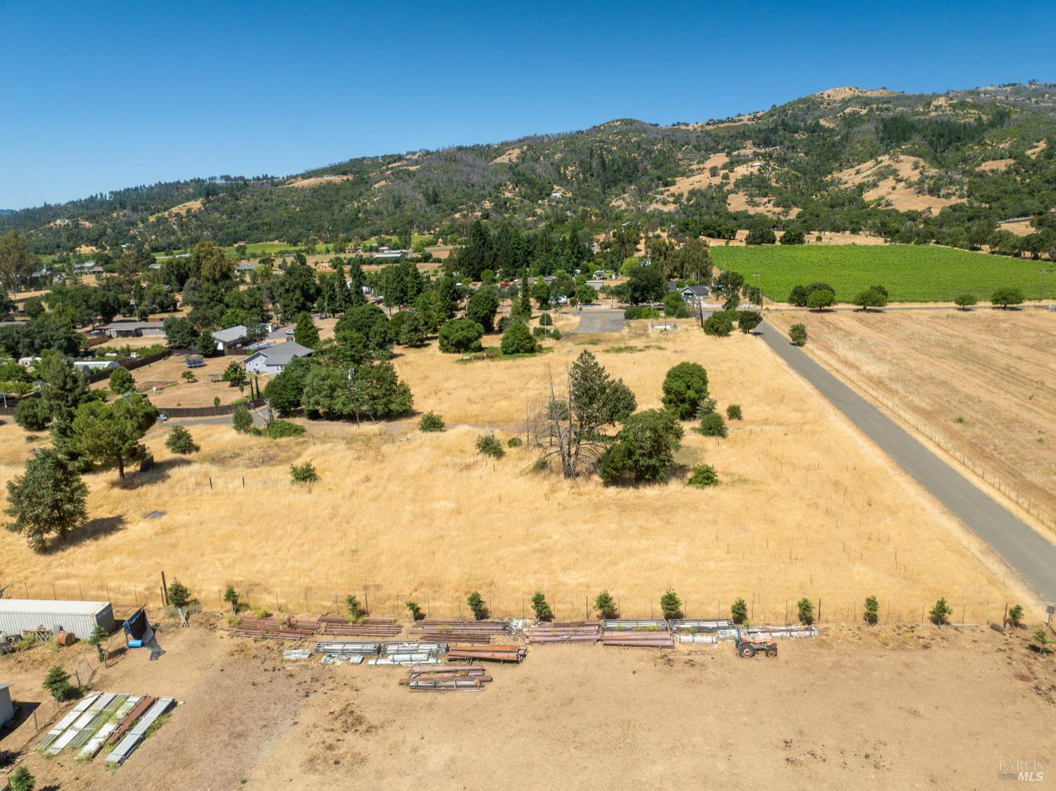 10891 West Road Redwood Valley, CA 95470 - Photo 17 of 28 an aerial view of ocean residential houses with outdoor space