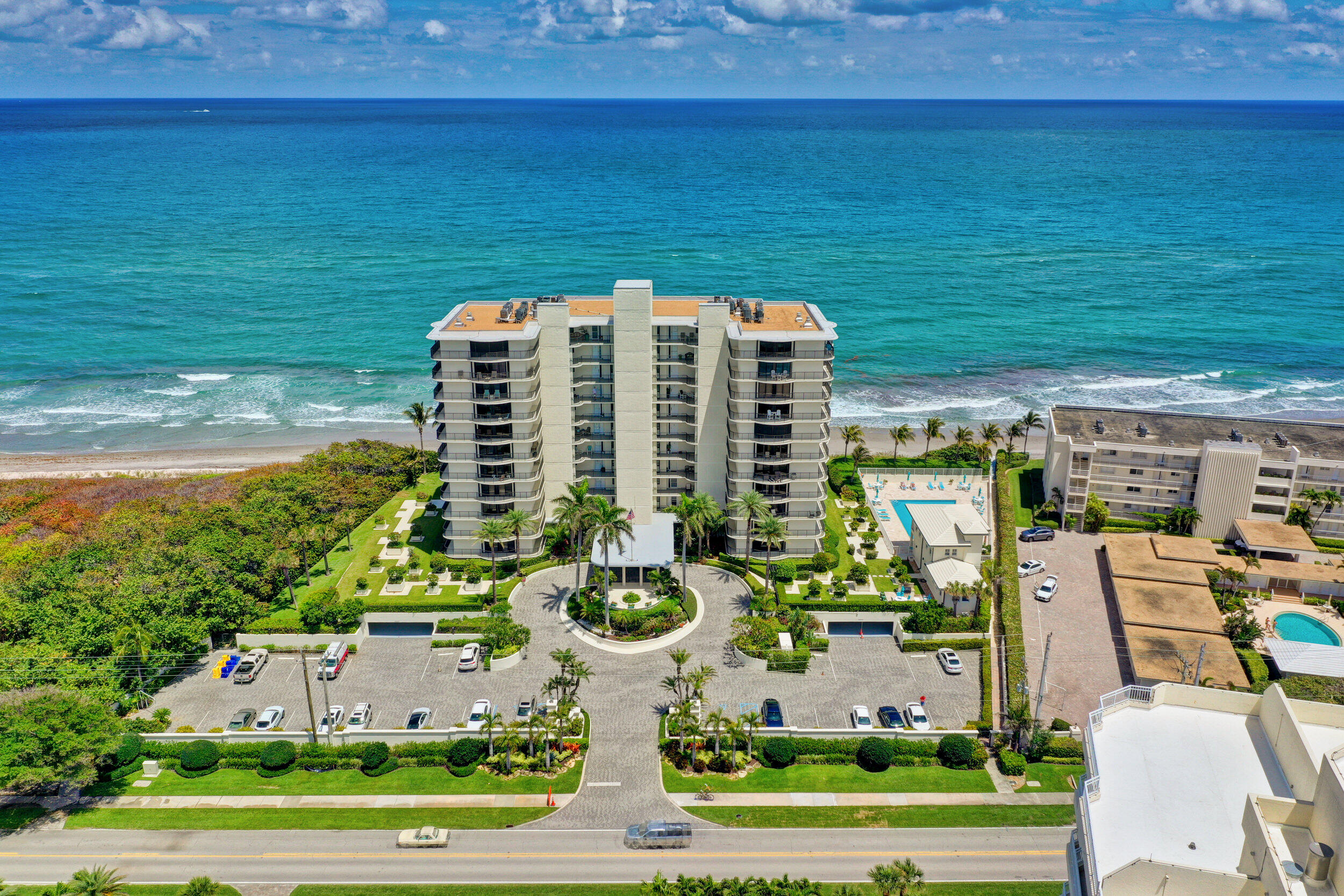 400 South Beach Road, Unit 702 Tequesta, FL 33469 - Photo 39 of 62 Aerial of Bldg