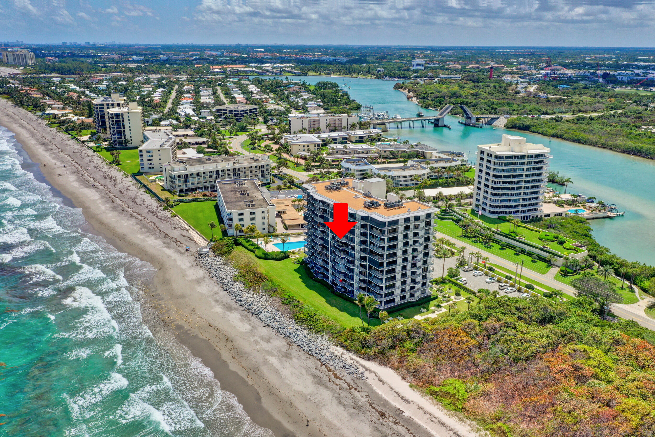 400 South Beach Road, Unit 702 Tequesta, FL 33469 - Photo 42 of 62 Aerial