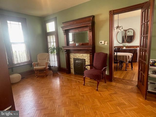 127 Biddle Street Gordon, PA 17921 - Photo 9 of 15 a living room with furniture a window and a fireplace