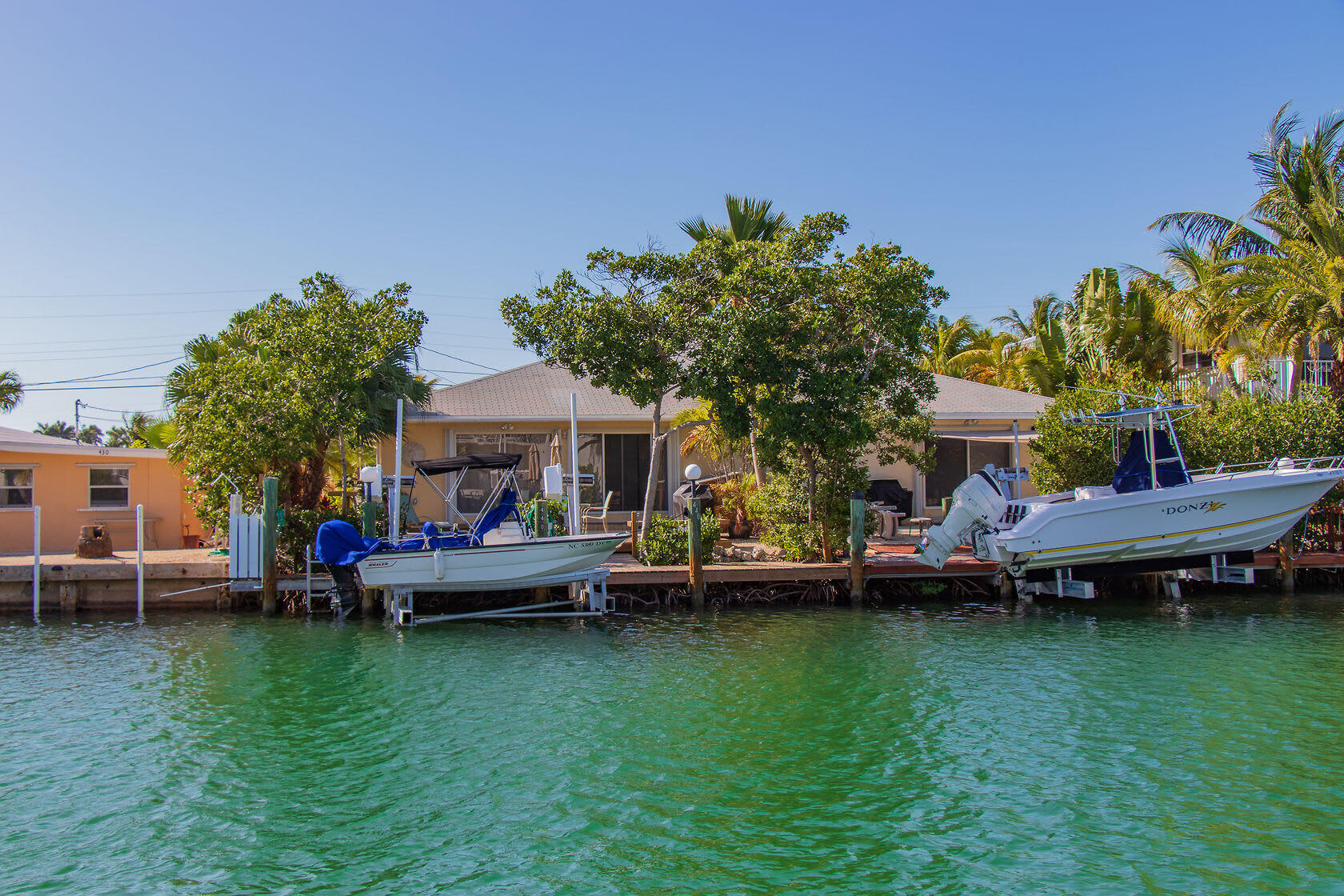 Clear Wide Canal to Dock
