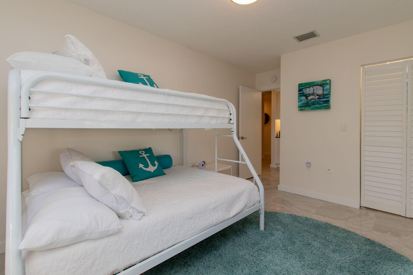440 9th Street Key Colony Beach, FL 33051 - Photo 23 of 45 3rd Bedroom with Bunks