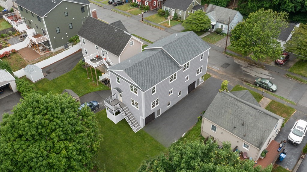 32 Gale Street, Unit 1 Waltham, MA 02453 - Photo 7 of 8 an aerial view of a house