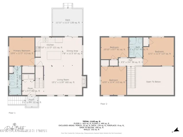 a view of a swimming pool and trees in the background