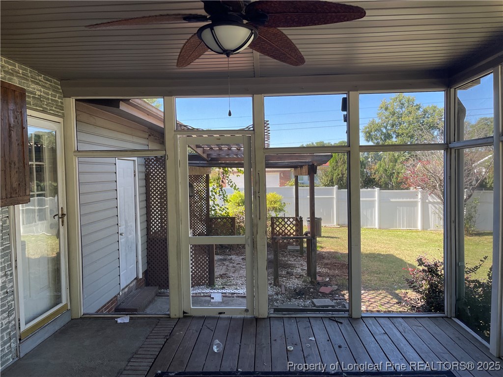 4526 Belford Road Fayetteville, NC 28314 - Photo 22 of 30 a view of a patio with wooden floor