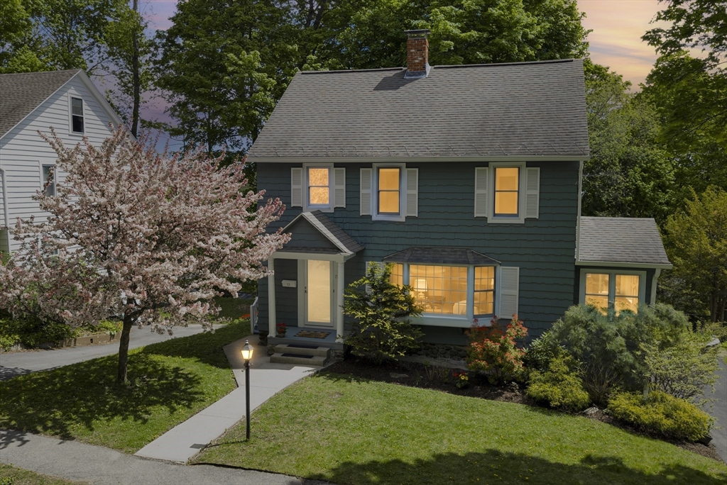 71 Morningside Road Worcester, MA 01602 - Photo 2 of 42 a aerial view of a house with a yard and plants