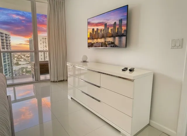 a view of a hallway with workspace