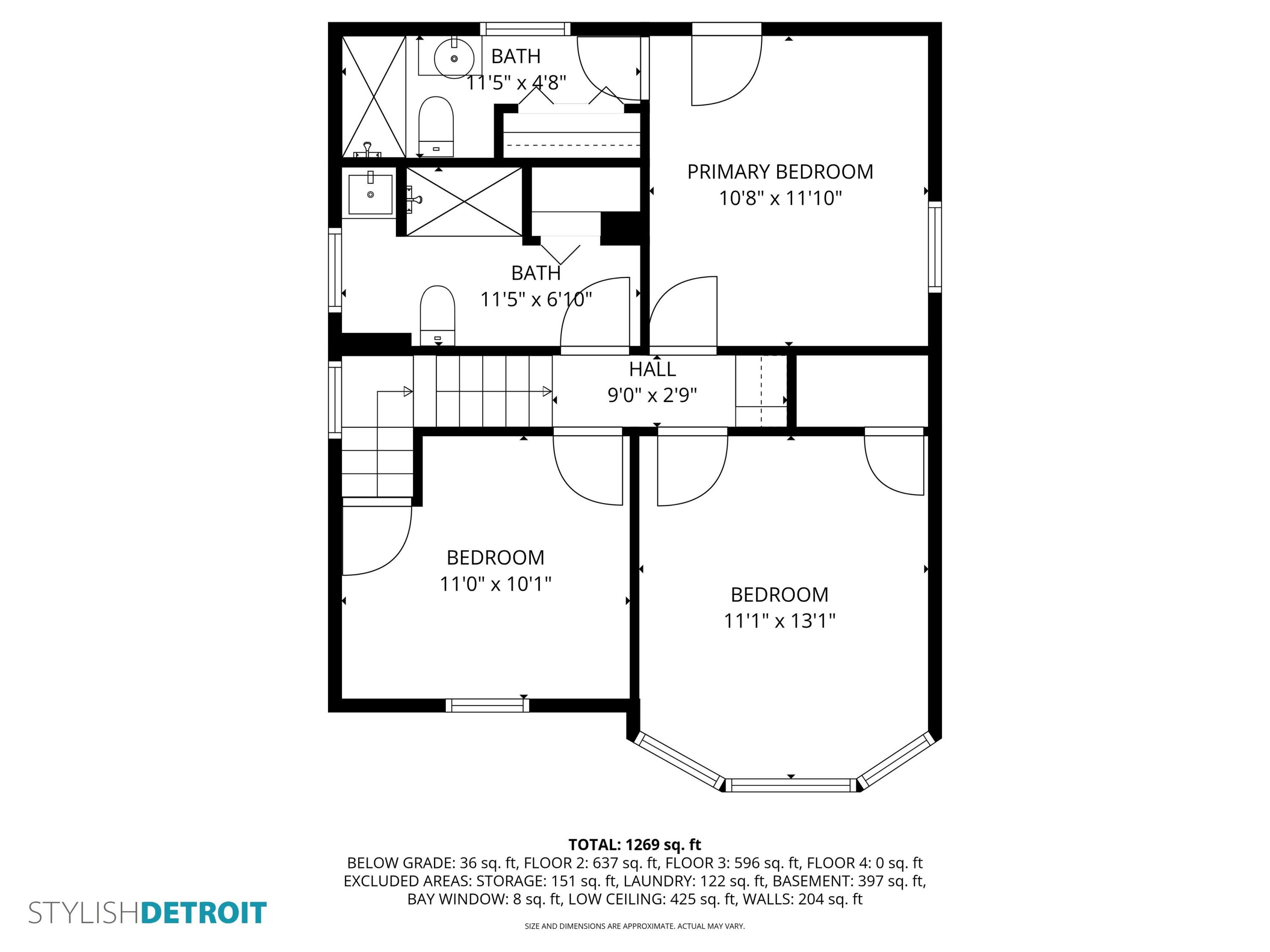 5999 Fischer Street Detroit, MI 48213 - Photo 31 of 33 Floorplan 3