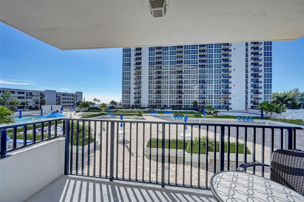 531 North Ocean Boulevard, Unit 506 Pompano Beach, FL 33062 - Photo 5 of 47 a view of balcony with furniture