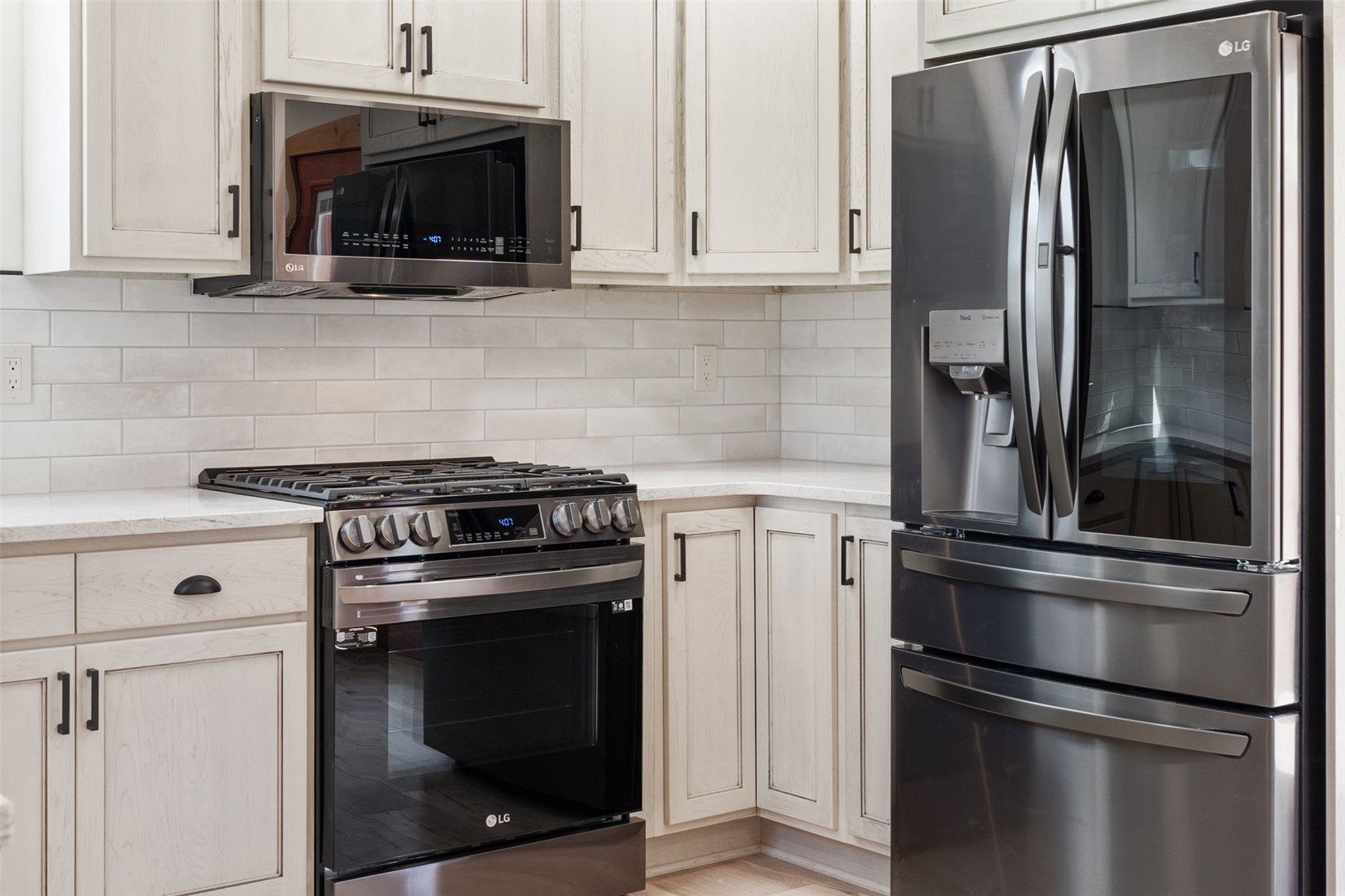 3415 Redhill Road Fairplay, CO 80440 - Photo 18 of 50 a kitchen with cabinets and stainless steel appliances