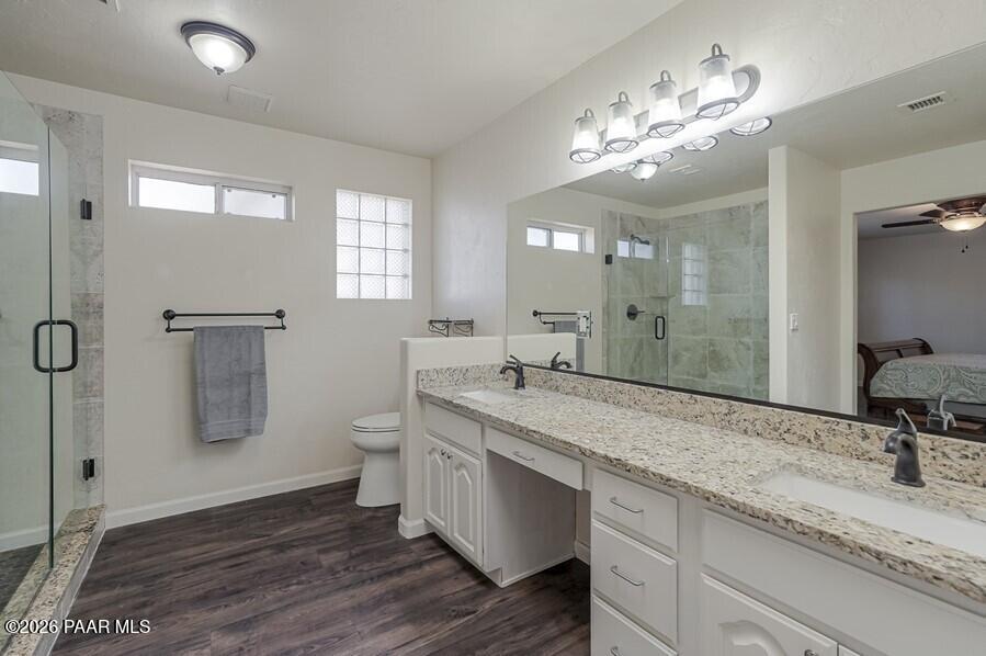 4920 North Badger Road Prescott Valley, AZ 86314 - Photo 11 of 28 Primary Bath with Spacious shower
