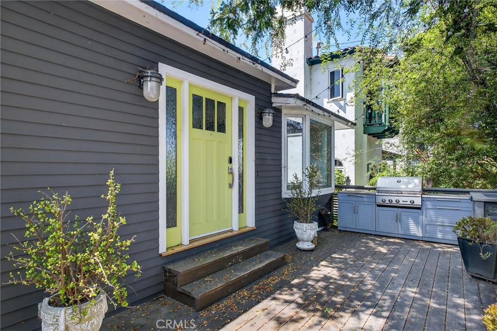 608 35th Street Manhattan Beach, CA 90266 - Photo 2 of 27 a backyard of a house with outdoor seating