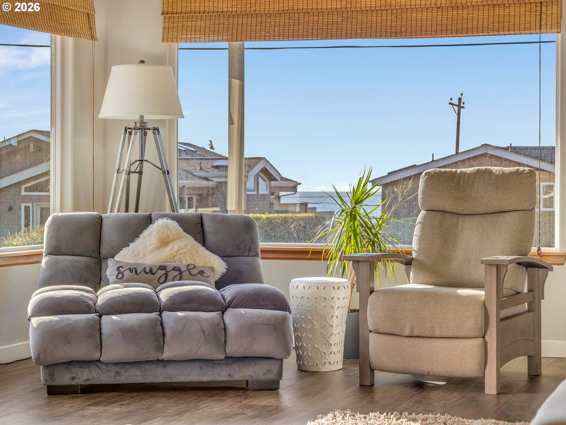 37655 Treasure Hunters Lane Nehalem, OR 97131 - Photo 5 of 26 a living room with furniture and a lamp