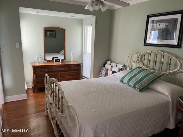 1916 2nd Street, Unit 2 Gulfport, MS 39501 - Photo 7 of 10 Rear Bedroom