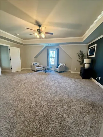 a view of a livingroom with furniture