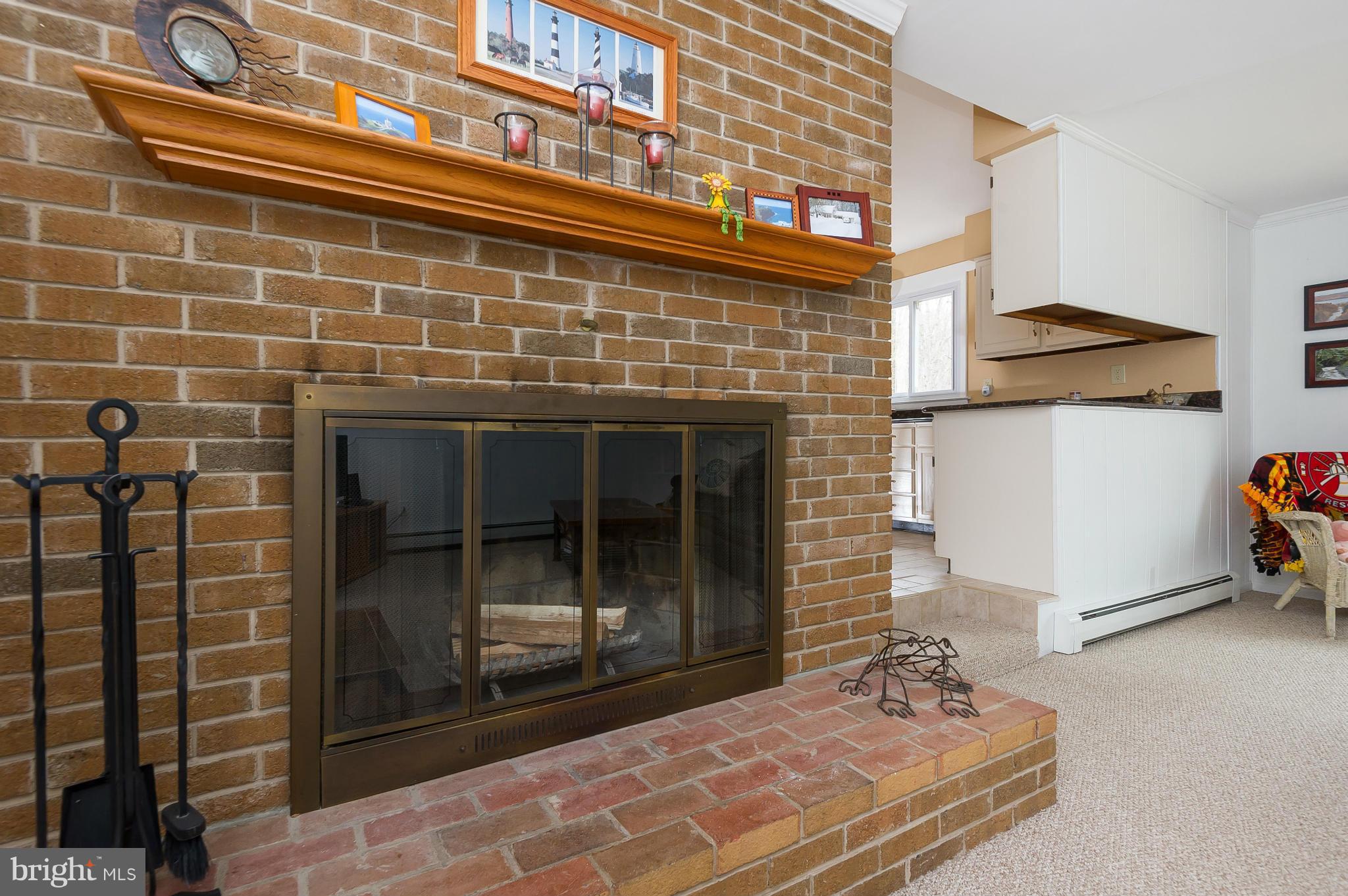 17213 Whiteley Road Monkton, MD 21111 - Photo 14 of 30 Toasty Wood-Burning Fireplace