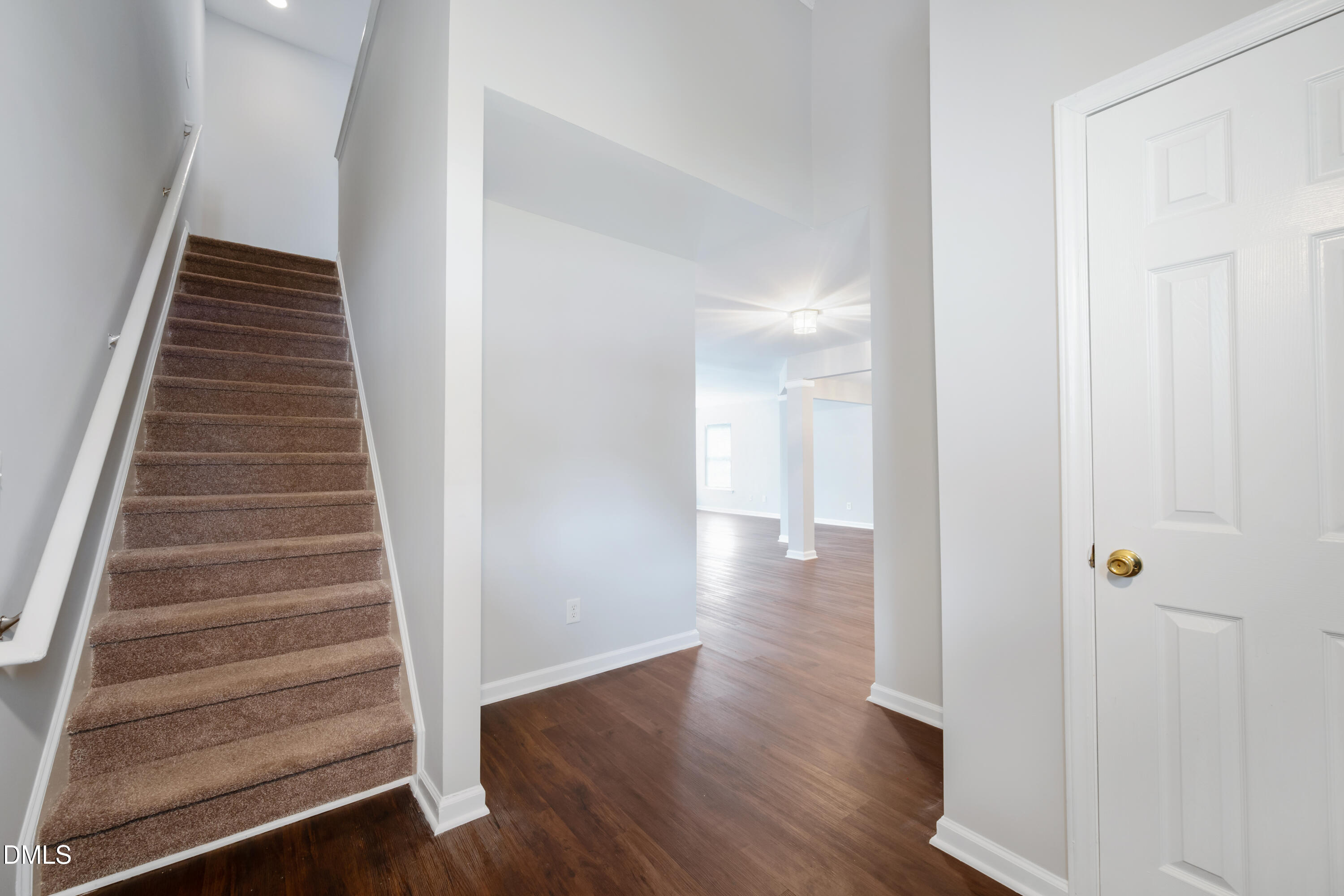 1532 Pebble Ridge Drive Raleigh, NC 27610 - Photo 5 of 40 a view of an entryway with wooden floor