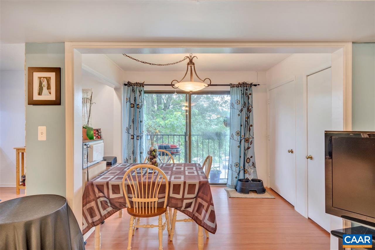 View of the dining room area from the living room.
