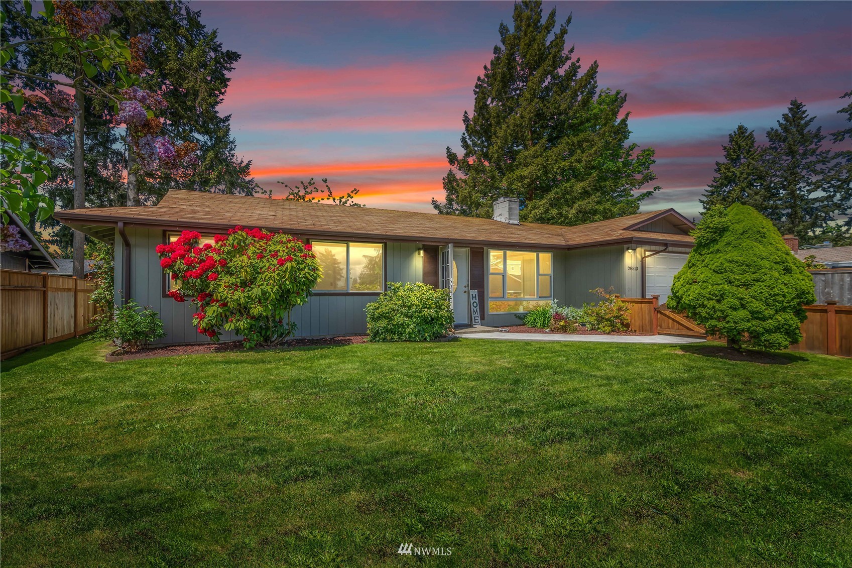 28513 24th Avenue South Federal Way, WA 98003 - Photo 31 of 31 a front view of a house with garden