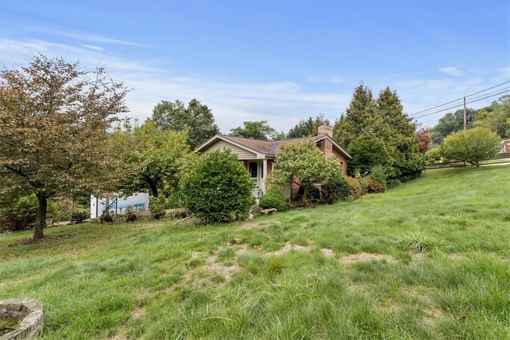 100 Morelli Drive Pittsburgh, PA 15237 - Photo 37 of 46 a view of a big yard with plants and large trees